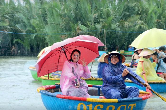 Đi rừng dừa Bảy Mẫu mùa mưa có đẹp không