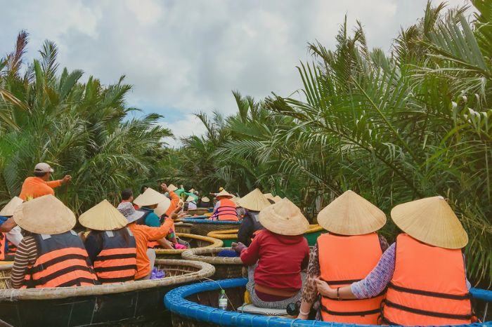 Đi rừng dừa Bảy Mẫu mùa mưa có đẹp không
